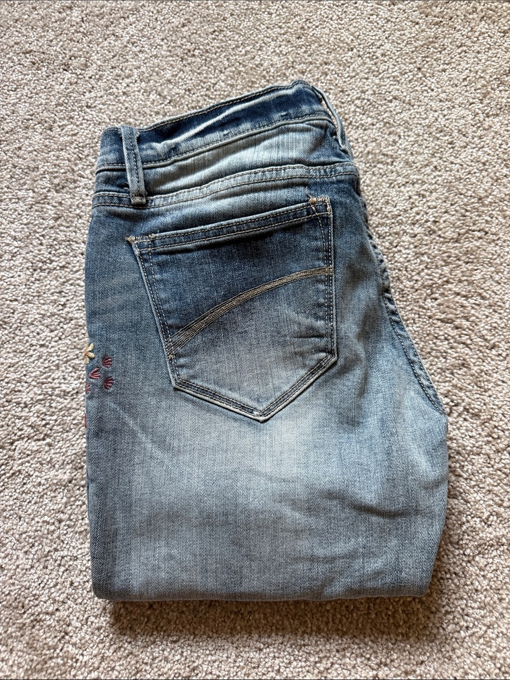 Driftwood Kelly Embroidered Light Blue Women’s Jeans size 27 - Picture 8 of 8